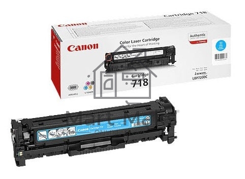 Картридж лазерный Canon Cartridge 718C (2661B002) голубой (2900 стр.) для Canon LBP7200/MF8330/8350