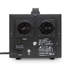 Стабилизатор напряжения Powerman AVS 1000D черный (220В±8% 1000ВА,8А,КПД 98%, циф. индикация вх./вых.)