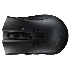 Мышь беспроводная ASUS ROG Strix Carry черный, 7200 dpi, радиоканал, Bluetooth, USB, кнопки - 6