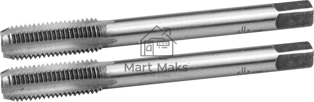 Набор метчиков ЗУБР 4-28006-08-1.25-H2МАСТЕР ручных М8x1.25 2шт.