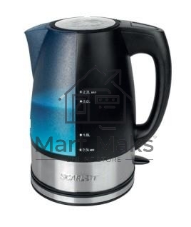 Чайник электрический Scarlett SC-1020 2.2л. 2200Вт черный (корпус: пластик)