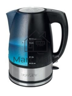 Чайник электрический Scarlett SC-1020 2.2л. 2200Вт черный (корпус: пластик)