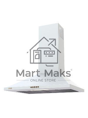 Вытяжка каминная KRONA Bella 500 inox PB белый, 50 см, 633 куб. м/ч, 46 дБ