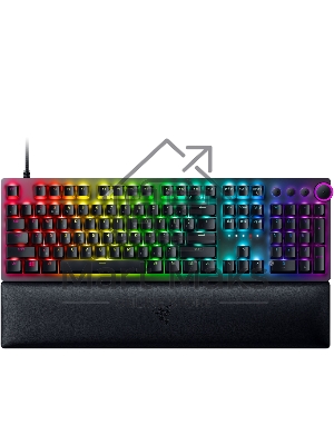 Клавиатура проводная игровая Razer Huntsman V2 (Purple Switch) - Russian Layout Gaming Keyboard