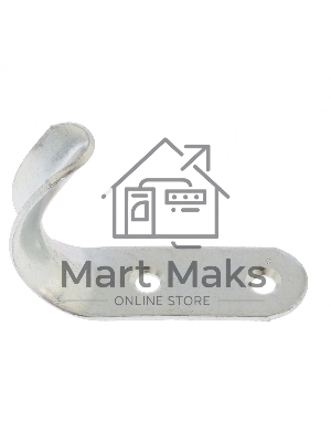 Крючок-вешалка №7, цинк, 10шт. (Металлист)Россия