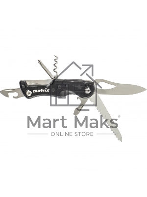 Нож многофункциональный Matrix, 7 функций, в чехле, 107 мм