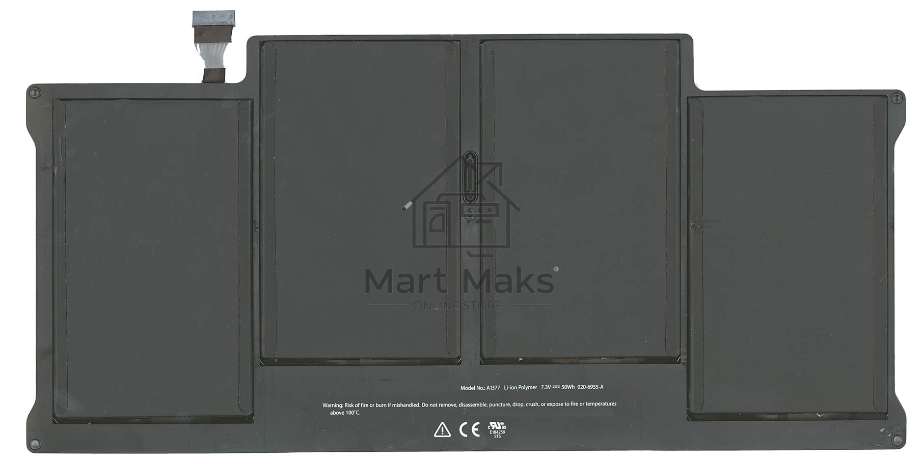 Аккумуляторная батарея для ноутбука Apple MacBook Air A1369 A1377 54.4Wh