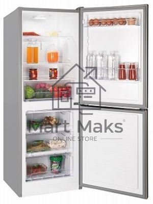 Холодильник Nordfrost NRB 131 S серебристый двухкамерный 170/100 л морозилка снизу, капельная система