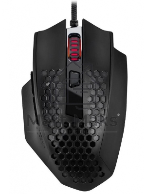 Мышь проводная Defender Redragon Bomber черный, 12400 dpi, USB, кнопки - 7