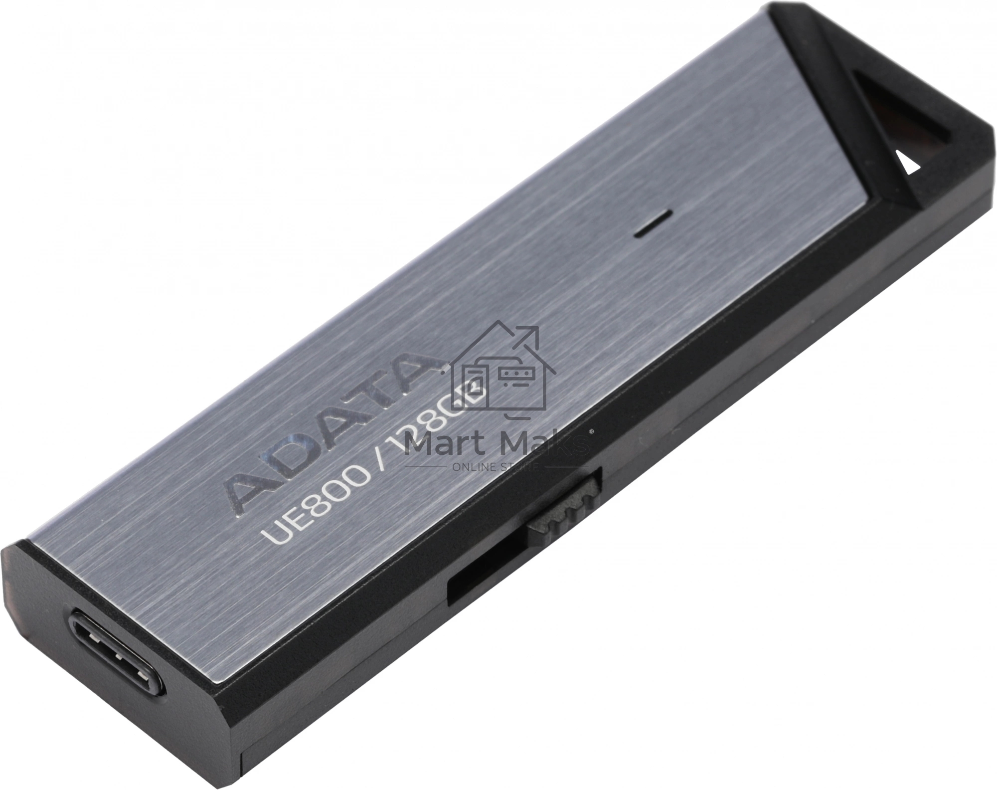 Флешка USB R/W ADATA R/W 128Gb Type-C UE800 AELI-UE800-128G-CSG USB3.2 серебристый