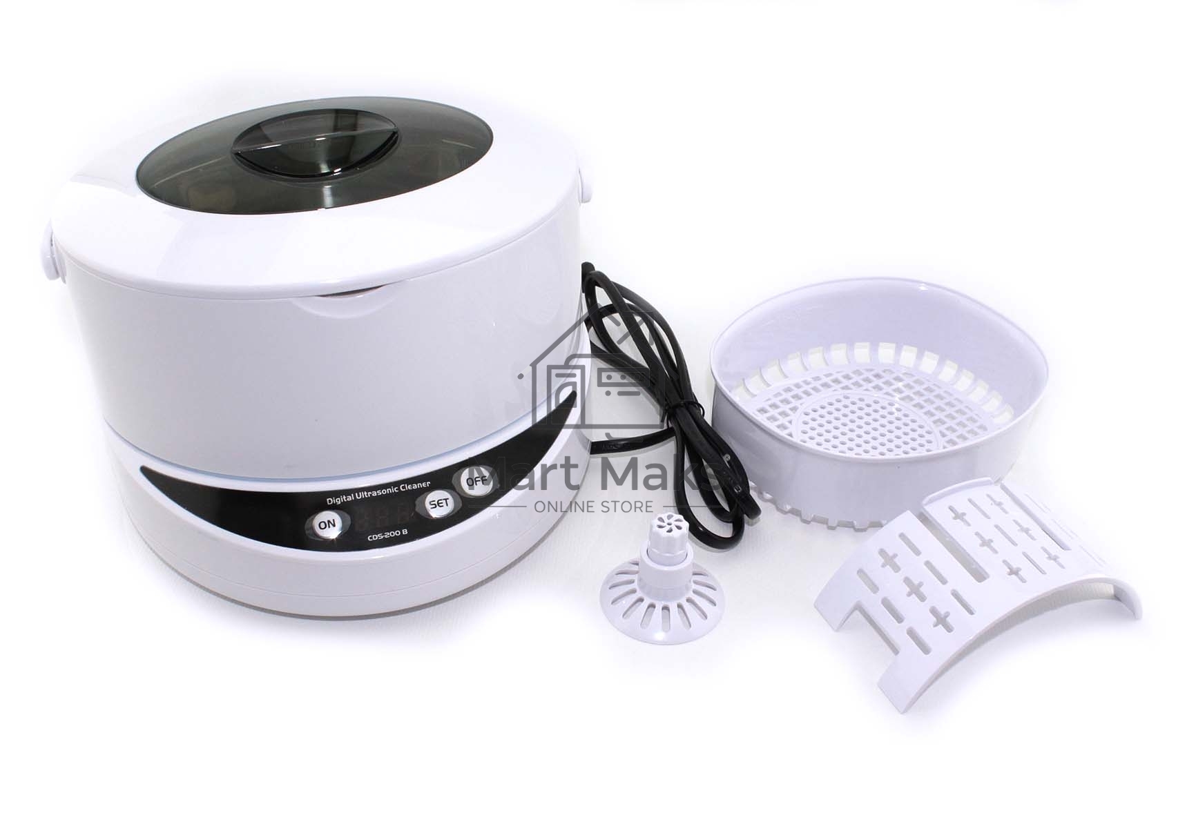Ультразвуковая ванна Codyson CDS-200B белый, 0,75 л, 50 Вт