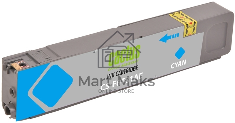 Картридж струйный Cactus CS-F6T81AE (973XL) голубой (110 мл) для HP HP PageWide Pro 452dw/Pro 477dw