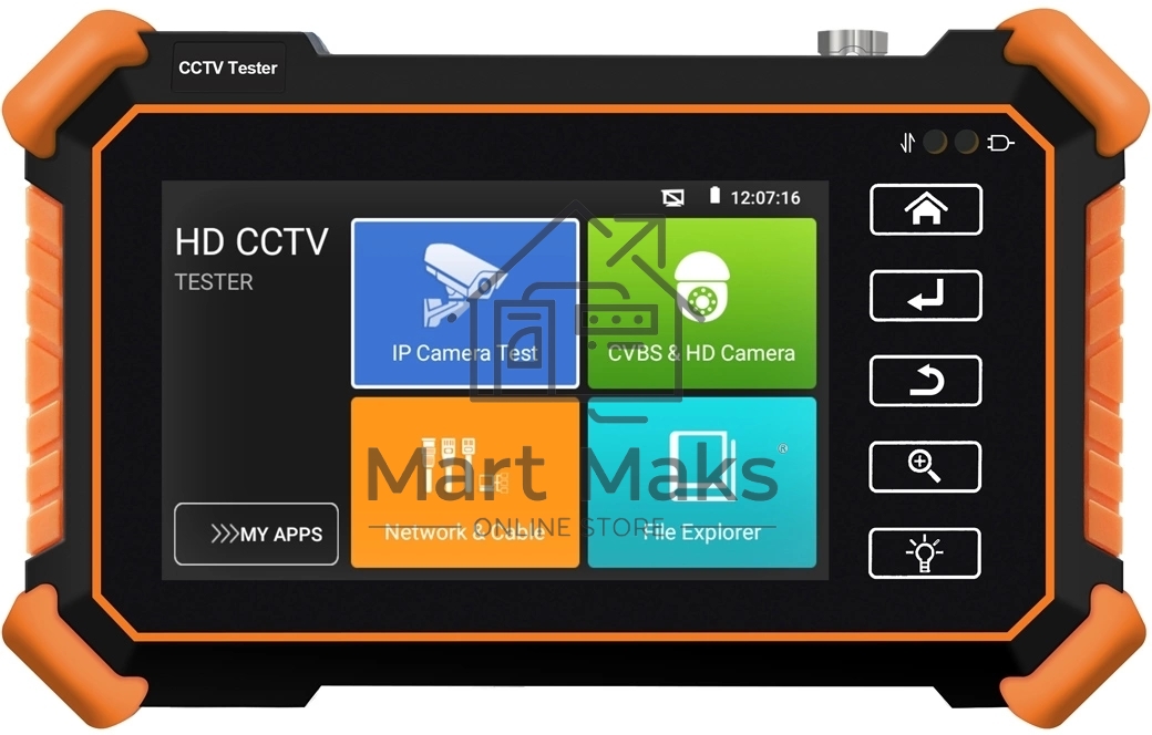 Универсальный наручный монитор-тестер Tezter TIP-H-4(Hand) AHD/CVI/TVI/CVBS и IP-видеосистем