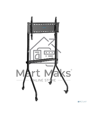 Мобильная стойка напольная Kromax OMEGA-13 черный, 1 шт/уп, Мобильная стойка напольная для TV 32