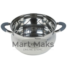 Кастрюля Lara LR02-482 BELL 20x11,5 см, 3,5 л, нержавеющая сталь 316L (хром/никель/молибден), с крышкой
