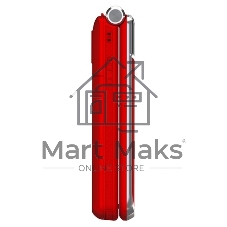 Мобильный телефон Maxvi E11 красный/серебристый