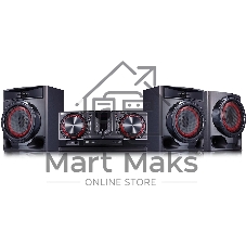 Минисистема LG XBoom CJ45 черный 720Вт FM USB BT