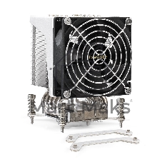Кулер ExeGate ESNK-P0051AP4.PWM.4U.1700.Cu (Al+Cu, 4U, 5 тепл. трубок, LGA1954/1851/1700, TDP 265W, Fan 92mm, PWM, 1300-3800RPM, 2 ball bearing, 4pin, 40db, на винтах, с термопастой, RET)