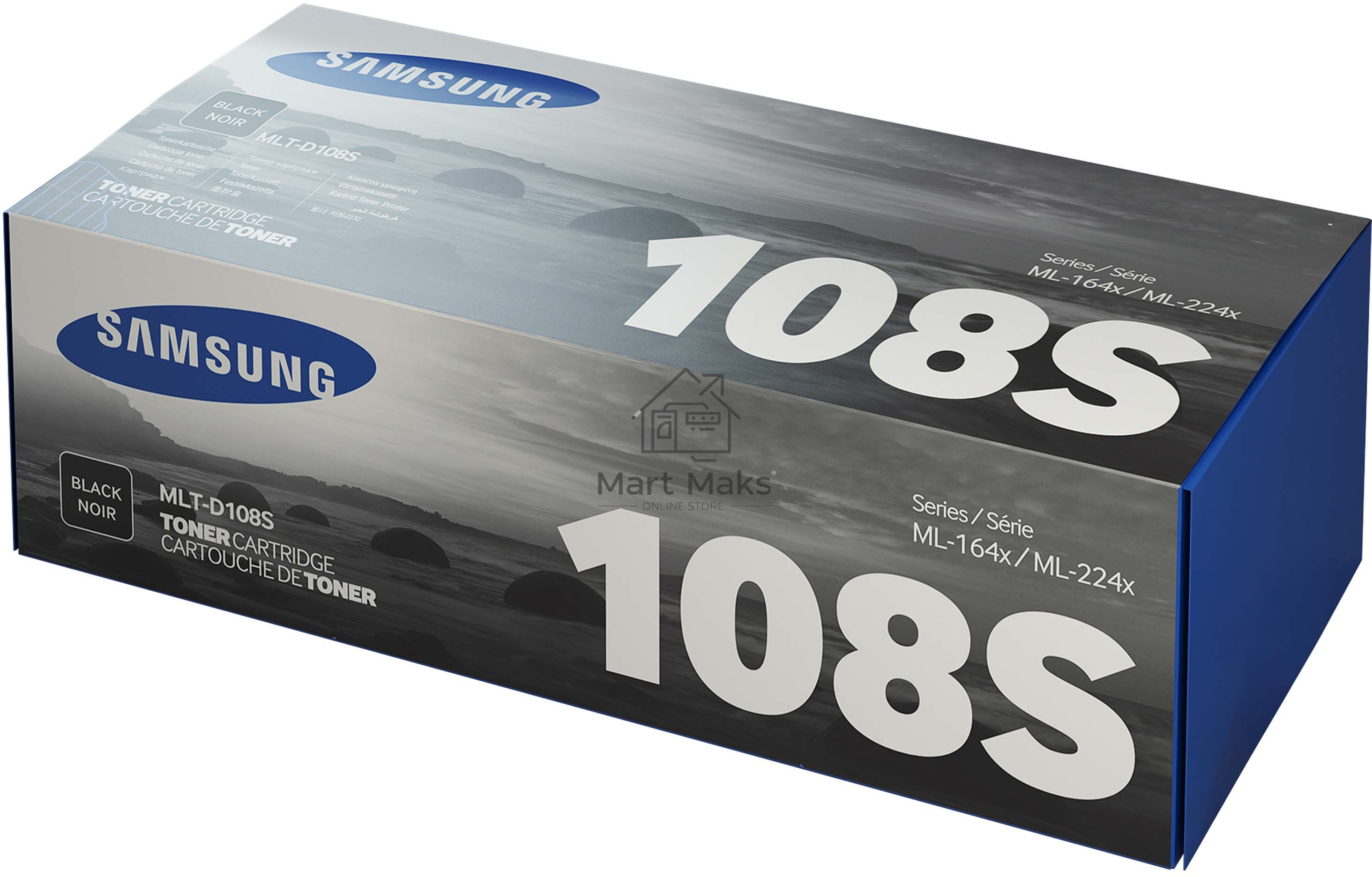 Картридж лазерный Samsung MLT-D108S черный для Samsung ML-1640/1641/2240/2241 (1500стр.)