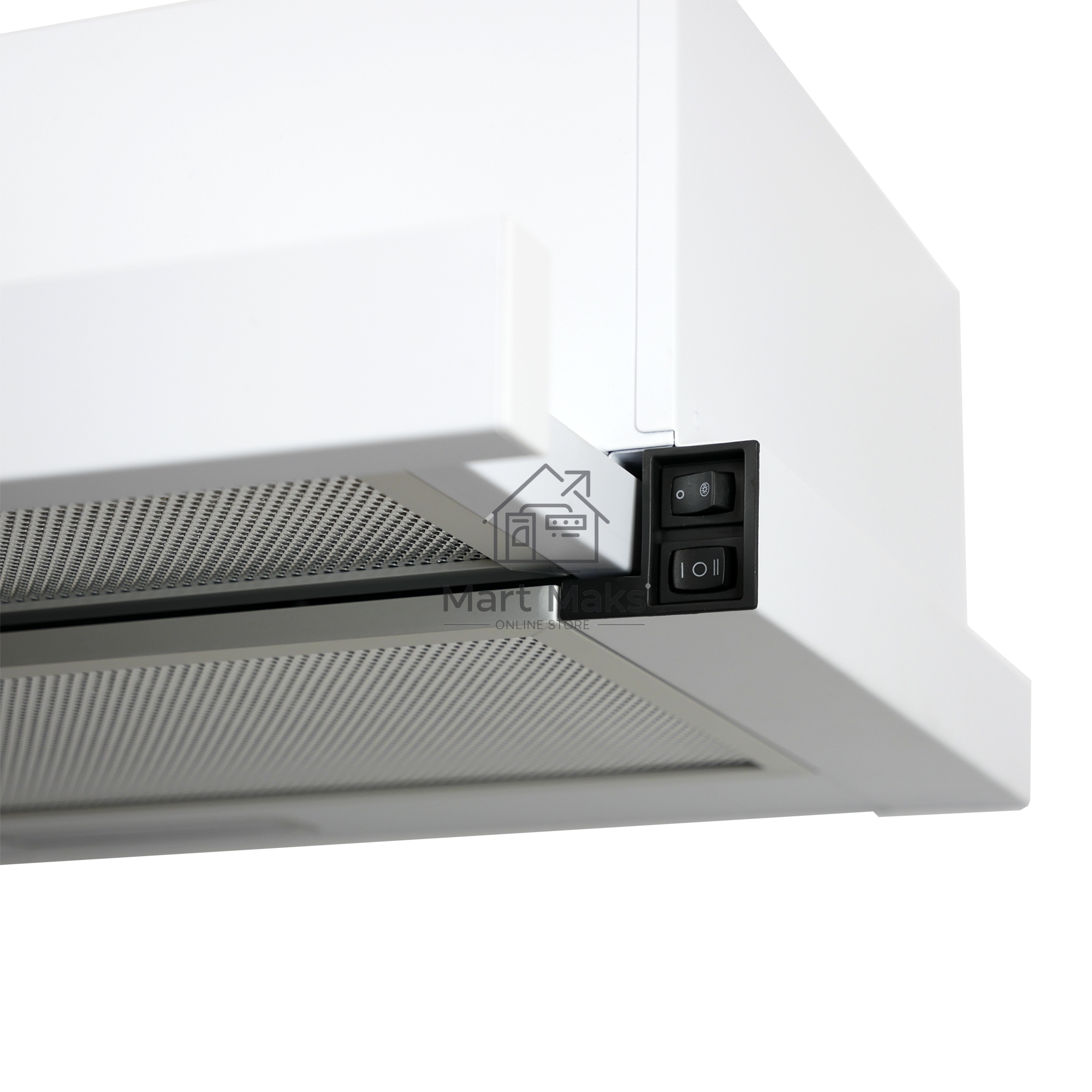 Вытяжка встраиваемая LEX HUBBLE 2M 600 WHITE, 60 см, 1000 куб. м/ч, 52 дБ