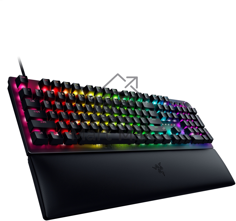 Клавиатура проводная игровая Razer Huntsman V2 (Purple Switch) - Russian Layout Gaming Keyboard