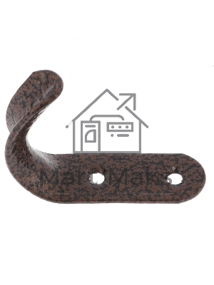 Крючок-вешалка №7, антик медь, 10шт. (Металлист)Россия