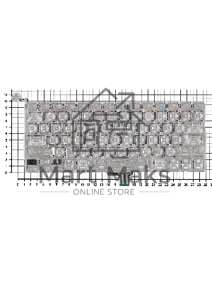 Клавиатура для ноутбука Apple Macbook A1342 2009/2010 белый 13,3