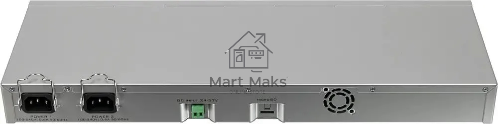 Маршрутизатор MikroTik RB1100AHx4 with Annapurna Alpine AL21400 Cortex A15 CPU (4-cores, 1.4GHz per core), 1GB RAM, 13xGbit LAN, RouterOS L6, 1U rackmount case, Dual PSU