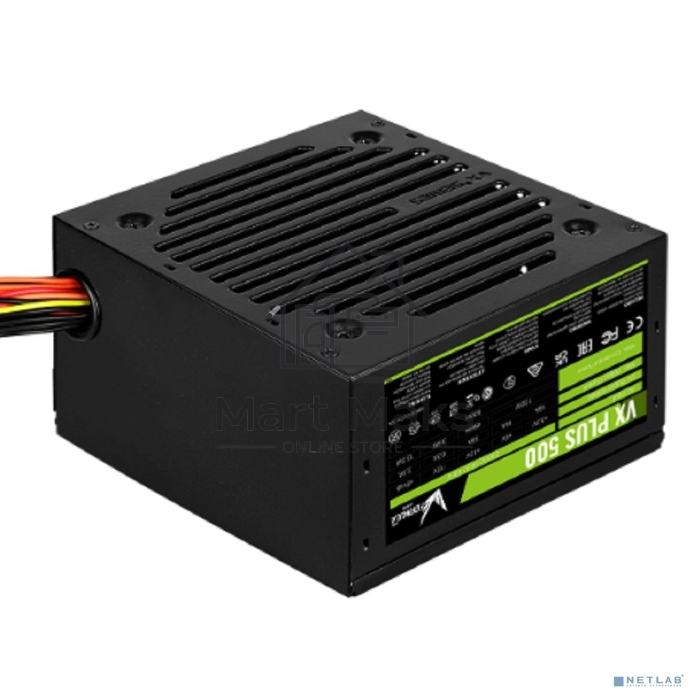 Блок питания Aerocool / Formula ATX 500W AC VX PLUS (20+4pin) 120mm fan 3xSATA RTL