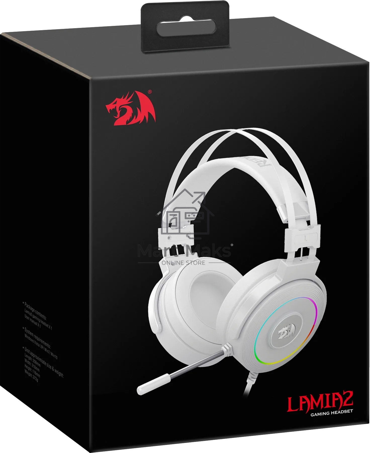 Гарнитура Defender LAMIA 2 RGB USB WHITE REDRAGON