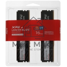 Оперативная память ADATA Lancer Blade, DDR5, 32GB (2x16GB), 6000 MHz, CL48, с радиатором, чёрный