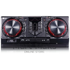 Минисистема LG XBoom CJ45 черный 720Вт FM USB BT