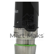 Блендер погружной Braun MQ9135XI черный, 1200 Вт, плавная регулировка, турбо