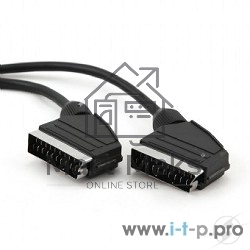 Кабель аудио/видео Gembird CCV-518, SCART / SCART, 21pin, 3м