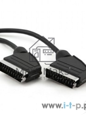 Кабель аудио/видео Gembird CCV-518, SCART / SCART, 21pin, 3м