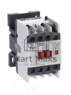 Контактор 9А 220В АС3 1НО+1НЗ КМ-103 DEKraft