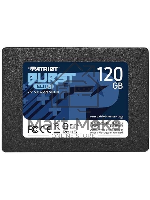 Накопитель SSD Patriot Burst Elite, 120Gb, SATA, 2.5