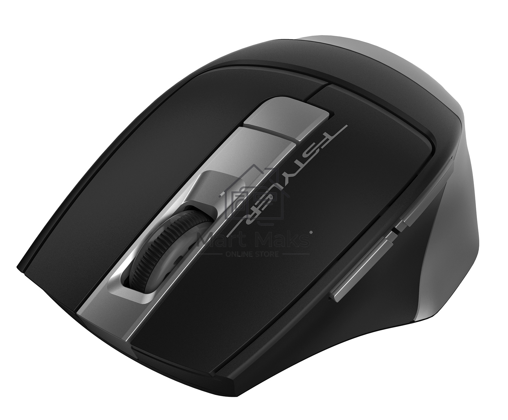 Мышь беспроводная A4Tech Fstyler FG35 серый/черный, 2000 dpi, радиоканал, USB, кнопки - 6