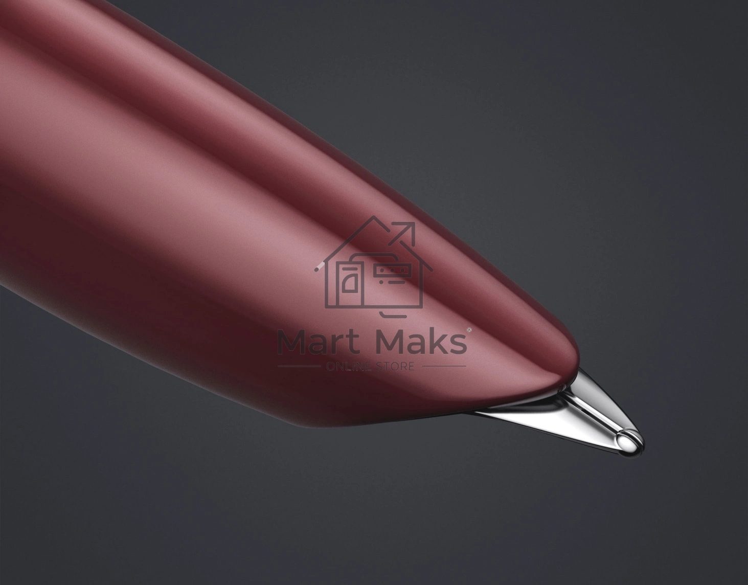 Ручка перьевая Parker 51 Core (CW2123496) Burgundy F сталь нержавеющая, подарочная коробка