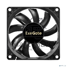Вентилятор для корпуса ExeGate EX08015B3P-24 черный, 80 мм, 2550 об/мин, 30.5 дБ, 3 pin