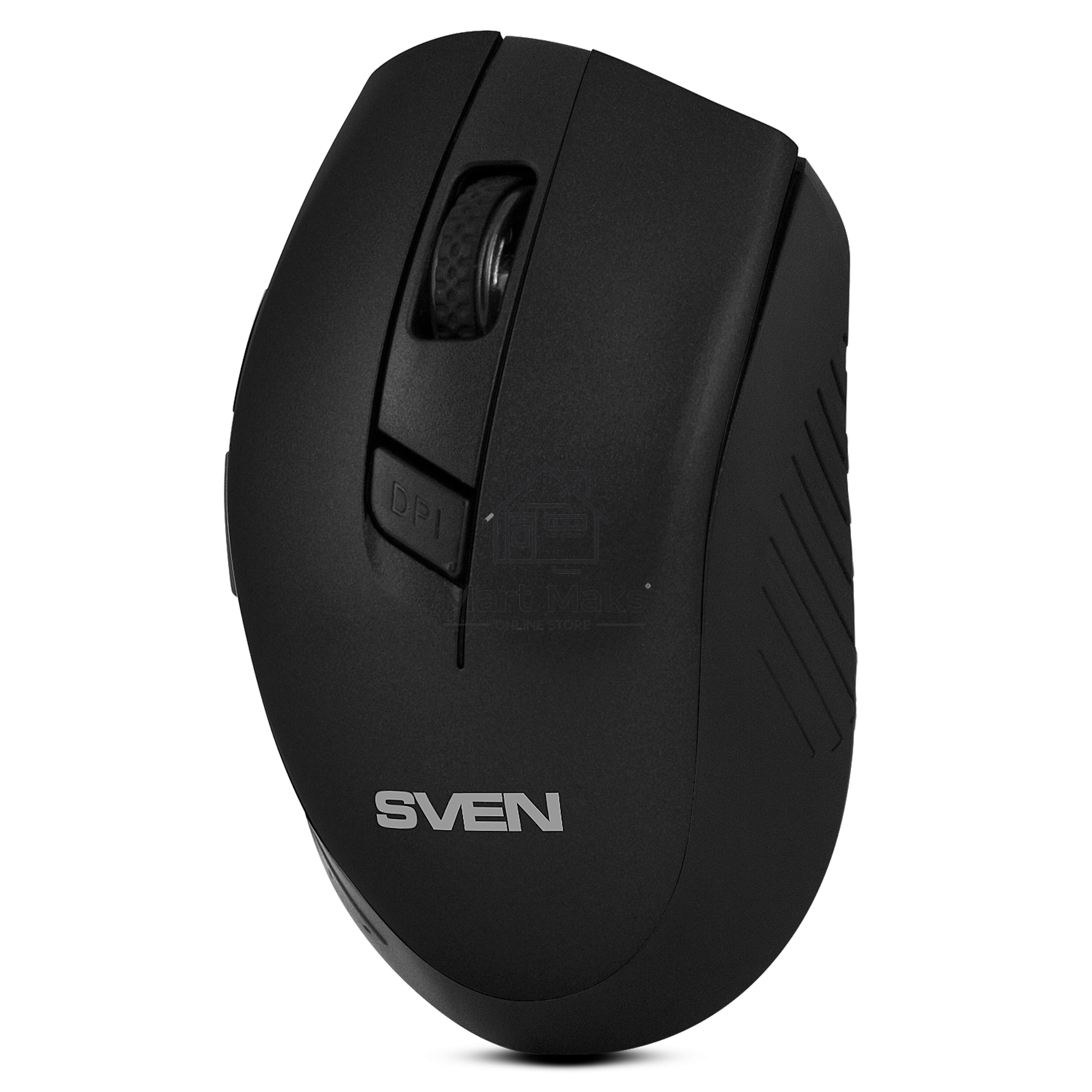 Мышь беспроводная SVEN RX-425W черный, 1600 dpi, радиоканал, USB, кнопки - 6