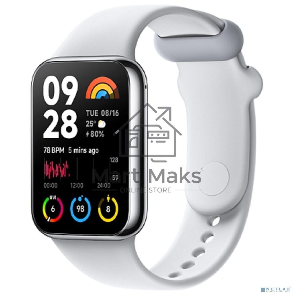 Фитнес-браслет Xiaomi Mi Smart Band 8 Pro серый