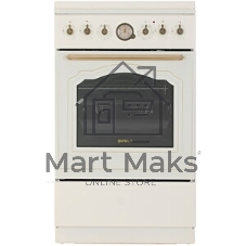 Плита комбинированная Gorenje GKS5B70CLI бежевый, конфорок 4 газовых, духовка 70 л, 50 см x 85 см x 59.4 см