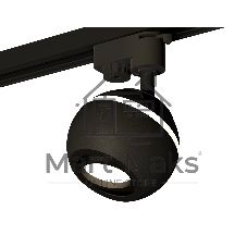 Светильник Ambrella light XT1102021 SBK/PBK черный песок/черный полированный MR16 GU5.3 LED 3W 4200K (A2521, C1102, N7002)
