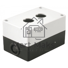 Корпус КП102 IEK BKP10-2-K01 для кнопок 2места белый