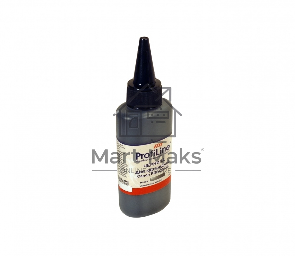 Чернила ProfiLine PL-PGI-425/525 для принтеров Canon iP4820/ iP4840/ iP4850/ iP4870/ MG6120/ MG6140/ MG6150/ MG6170/ MG8120/ MG8140/ MG8150/ MG8170 черный водные 100 мл
