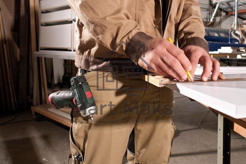Дрель-шуруповерт Metabo PowerMaxx BS 600080500, Аккумуляторный, 12В, 2 АКБ