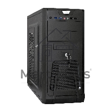 Компьютерный корпус Miditower ExeGate CP-603UB Black, ATX, (CP500W, 80мм), 2*USB+2*USB 3.0, Audio, замок блокировки кнопки питания