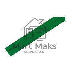 Трубка термоусадочная Rexant 20.0/10.0 1м зеленый