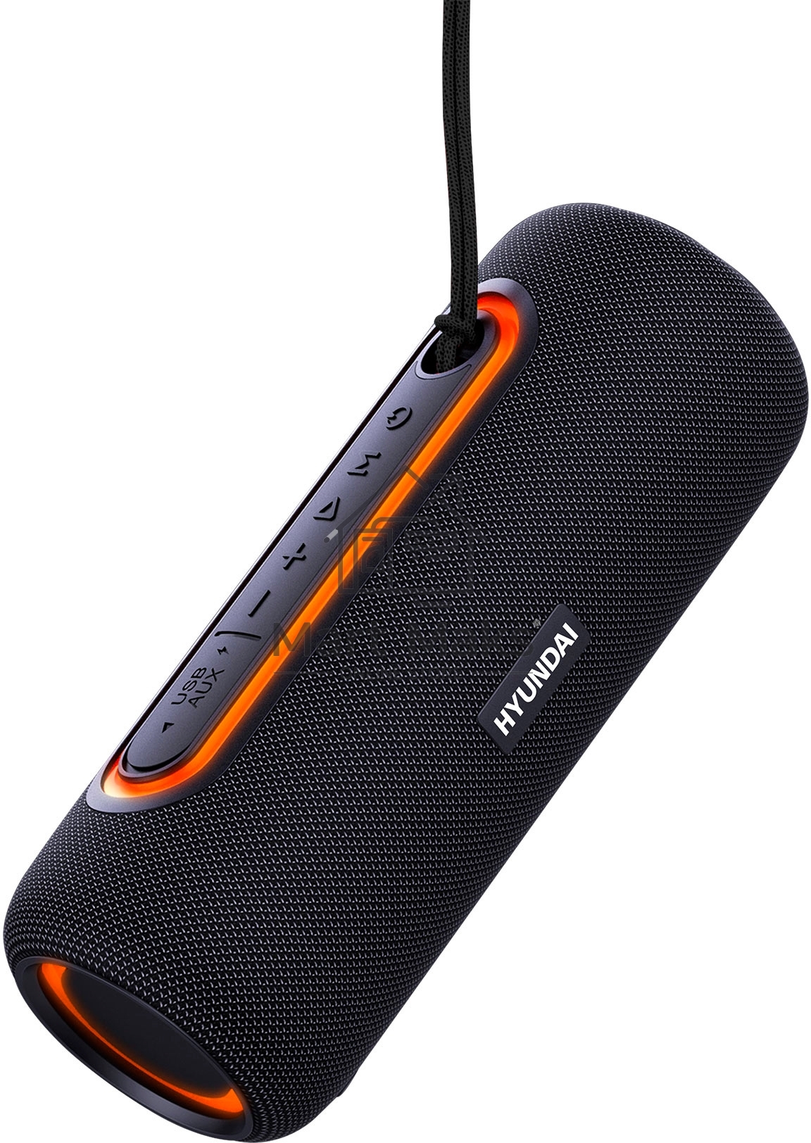 Портативная колонка Hyundai H-PS1021 черный/черный 25 Вт 1.0 BT 10м 1500mAh